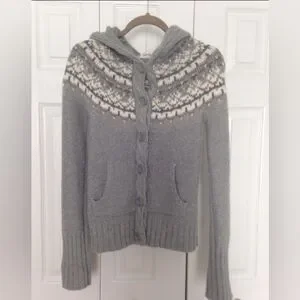 Zara Sweaters Zara Jaquard Fair Isle Cardigan Aso Hermion